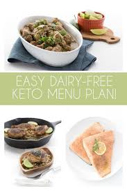 easy dairy free keto menu plan all