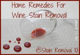 wine stain removal tips home remes