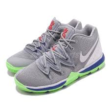 Details About Nike Kyrie 5 Ps V Irving Wolf Grey Lime Kid Preschool Shoes Sneakers Aq2458 099