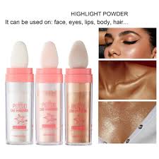 3 colors highlighter powder polvo