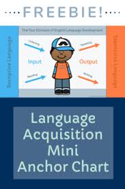 Language Acquisition Mini Anchor Chart By Linguistics4teachers