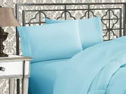 Bed Sheets Set Aqua King Sized