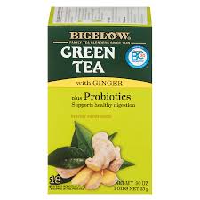 bigelow green tea with ginger plus