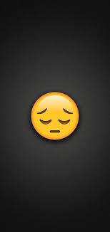 sad face emoji phone hd wallpapers pxfuel