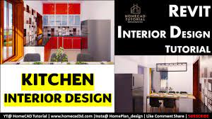 kitchen interior design in revit