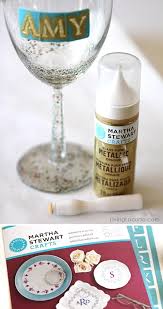 Diy Glitter Wine Glass Easy Craft