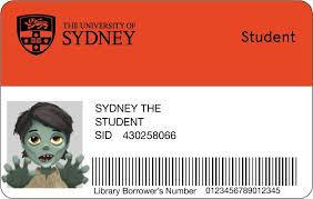 student cards the university of sydney