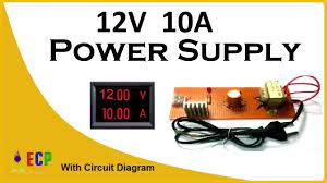 how to make 12v and 10 power supply