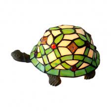 Stained Glass Tortoise Table Light 1