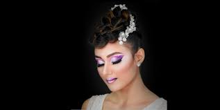 makeup artist and hairdresser salon