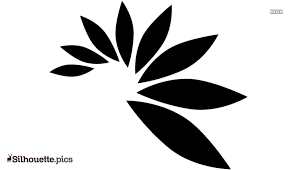 black leaf logo silhouette image