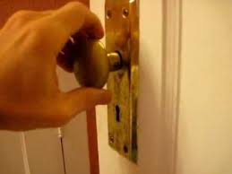 Old Mortise Lock Door Hardware Step 1