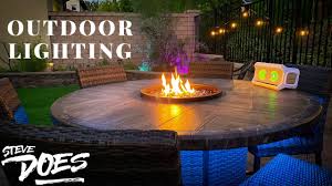 Light up your landscape with outdoor lighting whether you're looking to brighten a walkway with landscape lighting, liven up a patio area with hanging balcony lights or help keep your family safe with outdoor flood lights and other security lights, outdoor lighting adds elegance and functionality to any home or space. Colorful Outdoor Lighting Ideas Smart Home Youtube