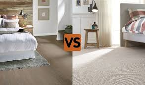 use laminate flooring or carpet