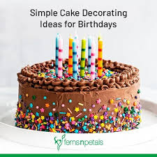 simple cake decorating ideas for birthdays