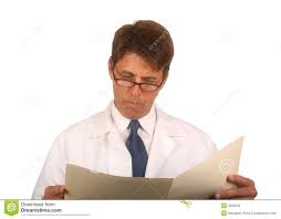 Doctor Reading Chart Stock Photo Image Of Clinic Care
