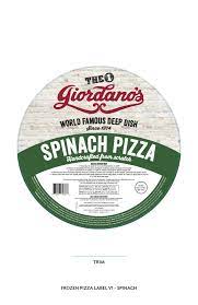 stuffed deep dish pizza spinach 45oz
