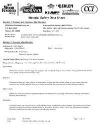 safety data sheet mohawk finishing