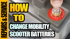 changing mobility scooter batteries