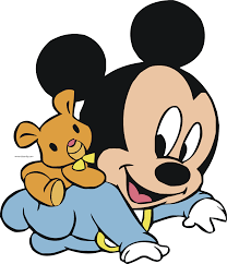 Baby Clipart Mickey - Mickey Mouse Bebe Png Transparent Png - Full Size  Clipart (#57593) - PinClipart
