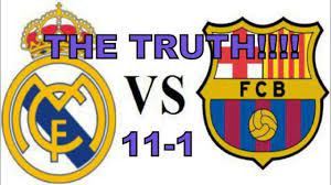 Real Madrid vs Barcelona 11-1 All Goals ...