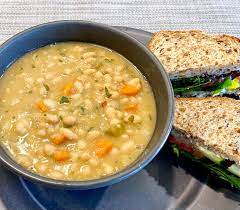 instant pot navy bean soup vegan