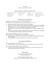 Social Work Resume