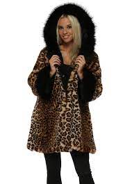 Classic Leopard Luxe Faux Fur Hooded