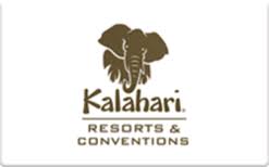 How can you use a kalahari gift card to pay for a room? Sell Kalahari Resorts Conventions Gift Cards Raise
