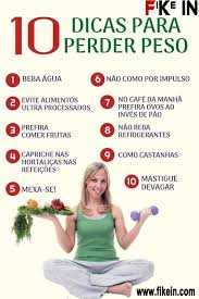 10 dicas para perder peso