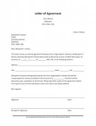 Letter Of Agreement Template Freelance Doc Australia
