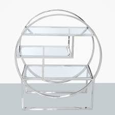 3 Tier Round Shelving Display Unit