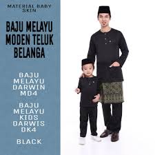 Baju melayu _ teluk belanga. Baju Melayu Teluk Belanga Hitam Price Promotion May 2021 Biggo Malaysia