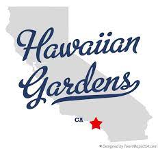 map of hawaiian gardens ca california