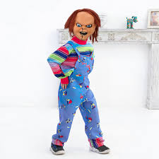 realistic chucky costume and mask for