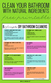 8 simple diy bathroom cleaners free