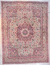 7686 laver kerman antique persian rug 9
