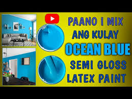 Ocean Blue Semi Gloss Latex Paint