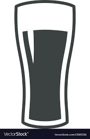 Beer Glass Icon Iweb Sign Symbol Logo