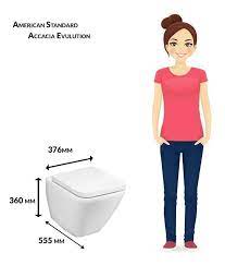 American Standard Wall Toilet Acacia