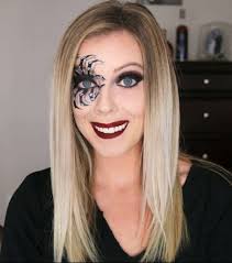 y spider makeup halloween look