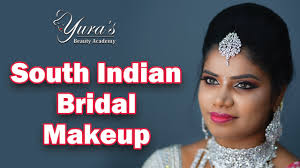 south indian bridal makeup traditional