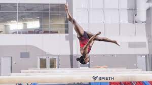 olympic gymnast simone biles s beam