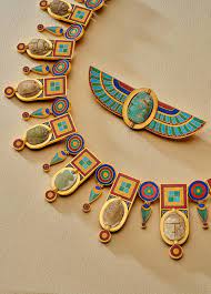 rare egyptian revival jewels on