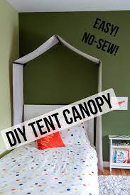 Easy No Sew Diy Canopy Tent Using Drop
