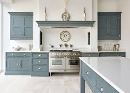 Elegant Blue Shaker Kitchen Tom Howley