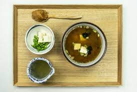 vegetarian miso soup with dashi