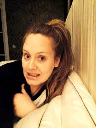 9 pictures of adele without makeup
