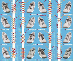 Shoelace Patterns Infographic Tie Shoelaces Tie Shoes