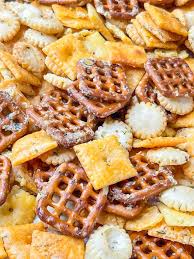 homemade cheez it snack mix